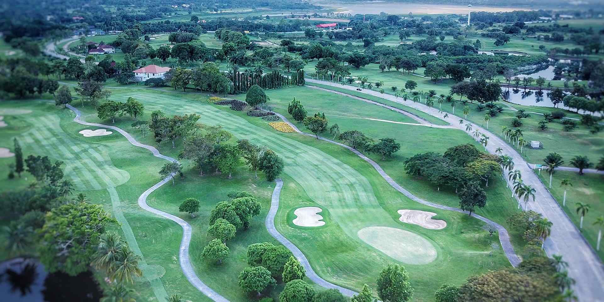 Burapha Golf & Resort photo from the sky in Pattaya